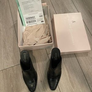 Chinese Laundry Crinkle Block Heel Mule